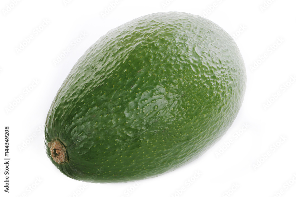 green avocado isolated green avocado isolated