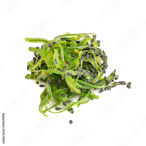 Pickled Seaweed Chukka Salad Isolated