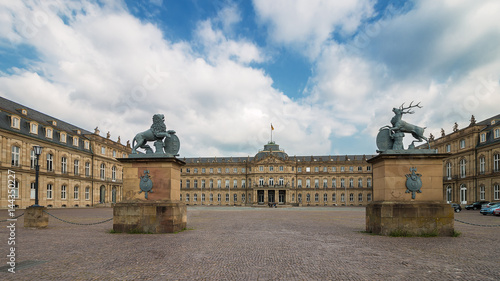 Obraz na płótnie Neues Schloss Stuttgart w salonie