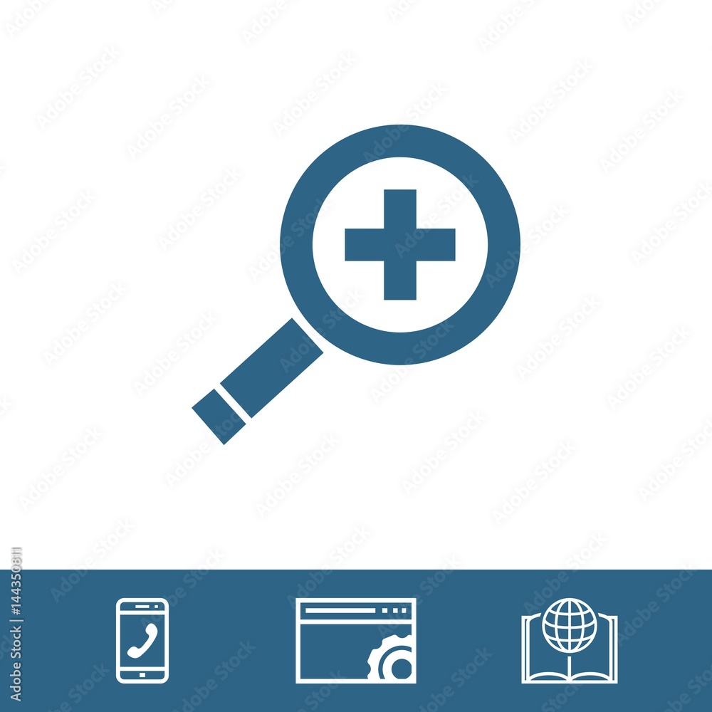 search icon stock vector illustration flat design search icon stock vector illustration flat design