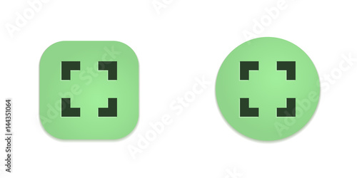 Vector Green Web Buttons
