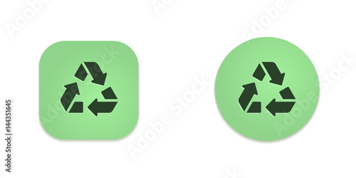 Vector Green Web Buttons