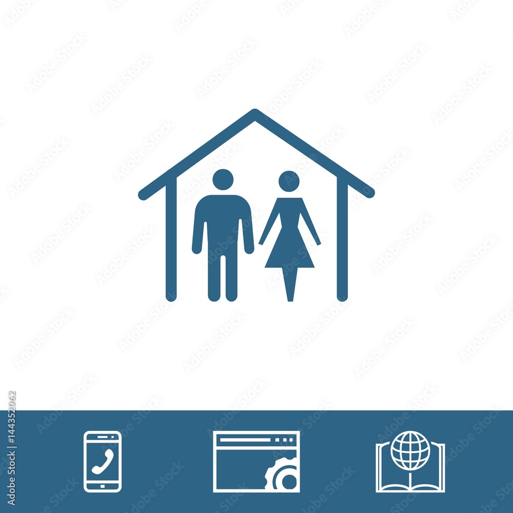 home icon stock vector illustration flat design home icon stock vector illustration flat design