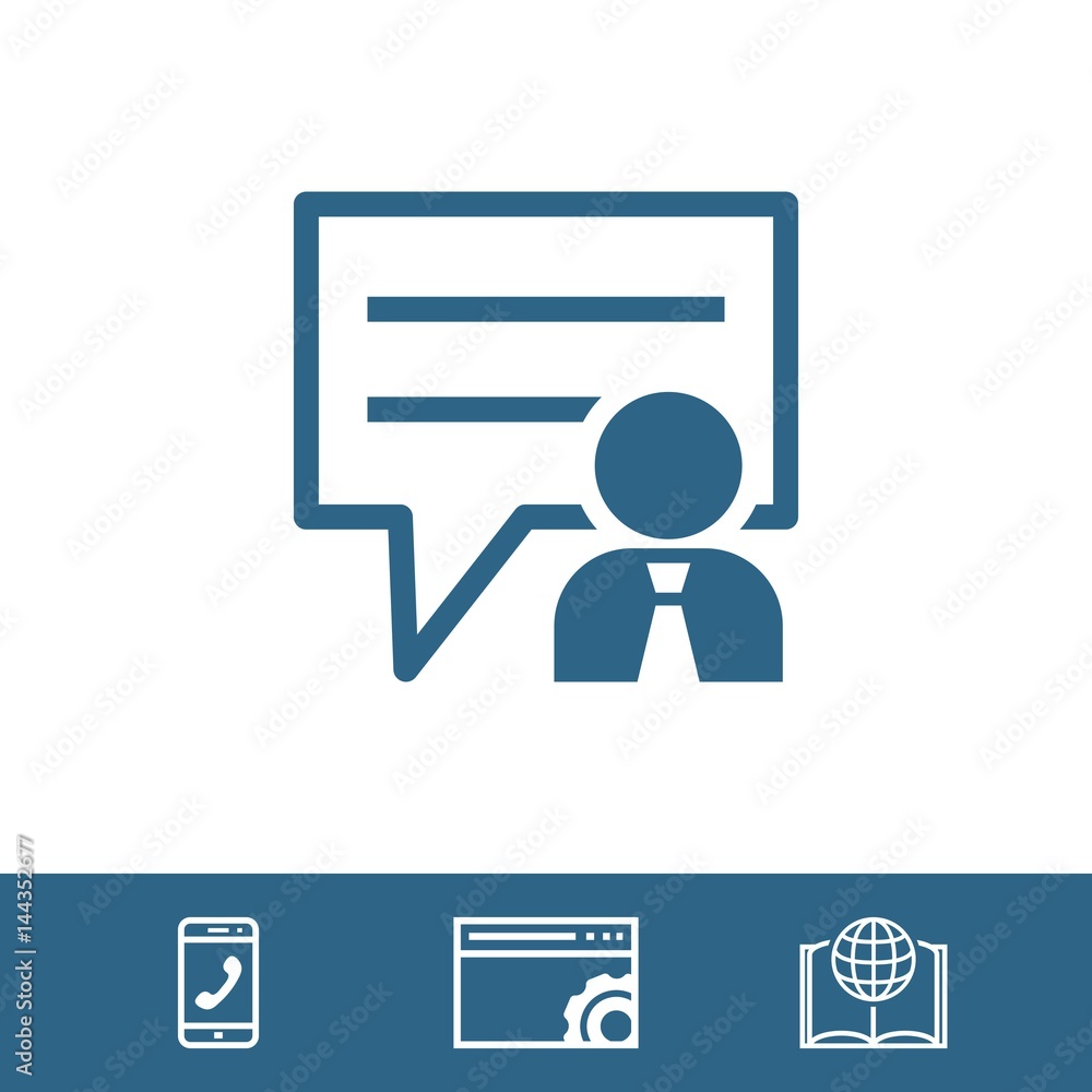 speaking of people, the chat icon stock vector illustration speaking of people, the chat icon stock vector illustration