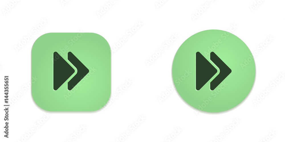 Vector Green Web Buttons Vector Green Web Buttons
