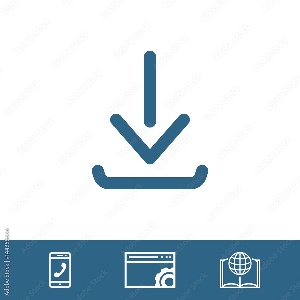 arrow icon stock vector illustration flat design arrow icon stock vector illustration flat design