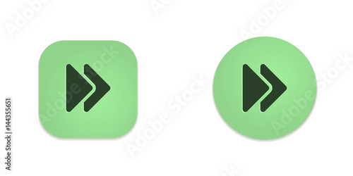 Vector Green Web Buttons