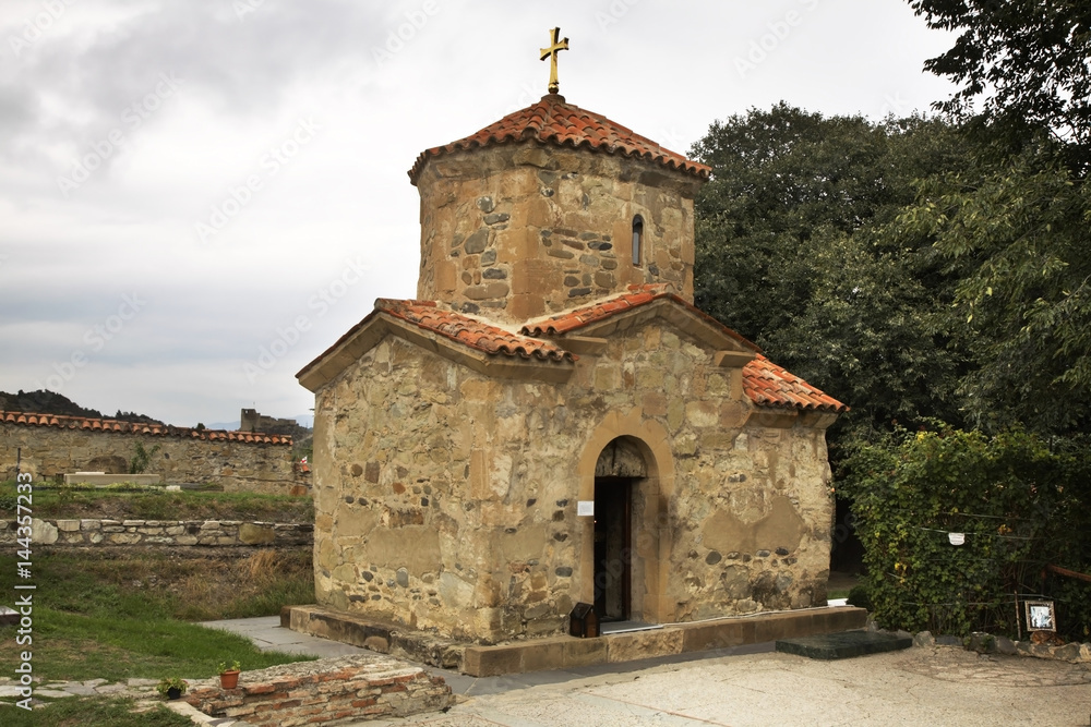 Church in Samtavro monastery in Mtskheta. Georgia