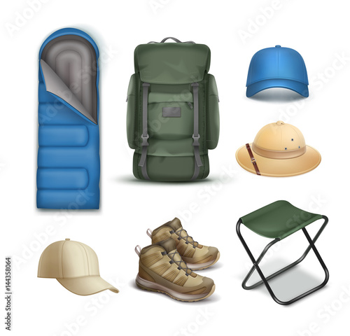 Vector Camping stuff