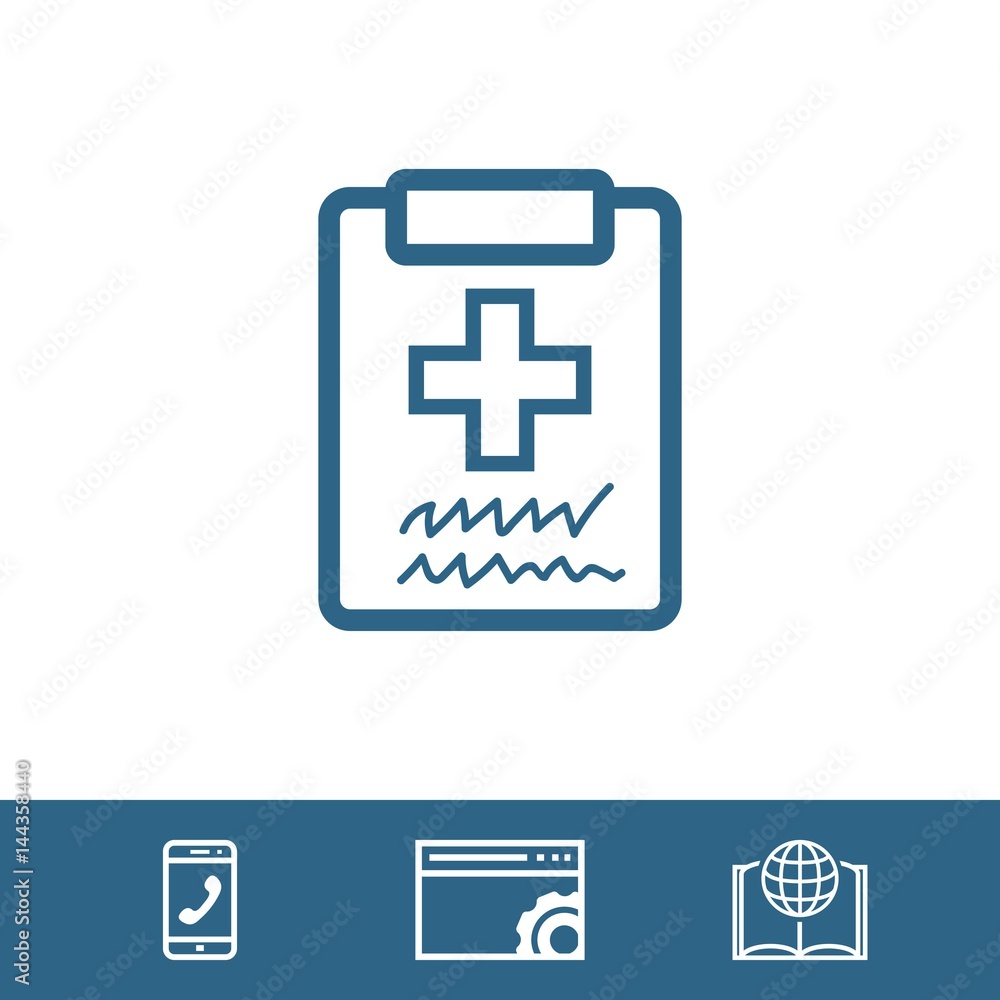 Doctor with clipboard. clipboard with checklist. Medical report icon stock vector illustration flat design Doctor with clipboard. clipboard with checklist. Medical report icon stock vector illustration flat design