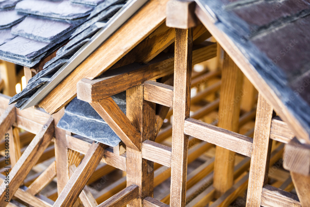 Abstract background of a new wooden house, the concept of environmental technology. Abstract background of a new wooden house, the concept of environmental technology.