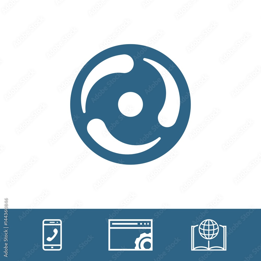 loading icon stock vector illustration flat design