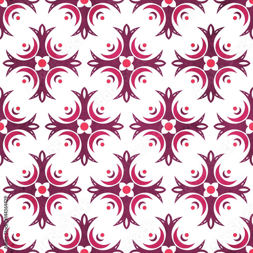 Seamless floral geometric pattern. Vintage background. Fabric, Scrapbooking