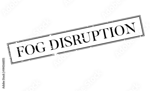 Fog Disruption rubber stamp. Grunge design with dust scratches. Effects can be easily removed for a clean, crisp look. Color is easily changed.