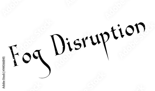 Fog Disruption rubber stamp. Grunge design with dust scratches. Effects can be easily removed for a clean, crisp look. Color is easily changed.