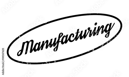 Manufacturing rubber stamp. Grunge design with dust scratches. Effects can be easily removed for a clean, crisp look. Color is easily changed.