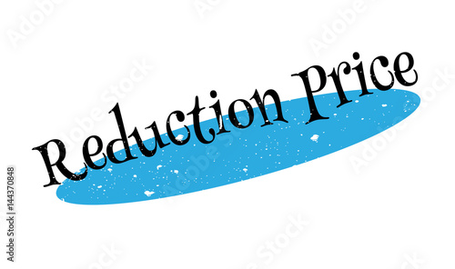 Reduction Price rubber stamp. Grunge design with dust scratches. Effects can be easily removed for a clean, crisp look. Color is easily changed.
