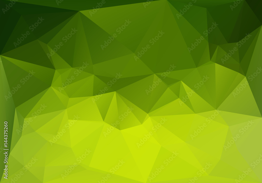 low polygonal green magic low polygonal green magic