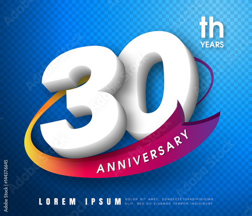 Anniversary emblems 1 anniversary template design