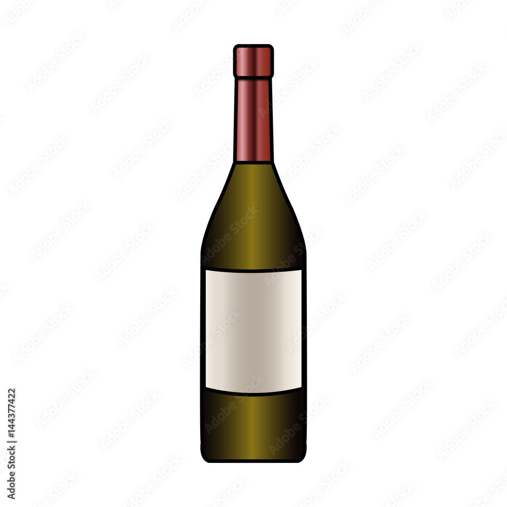 white wine bottle icon image vector illustration design white wine bottle icon image vector illustration design