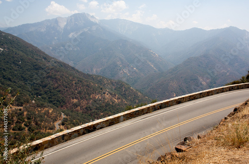 Mountain Road in California