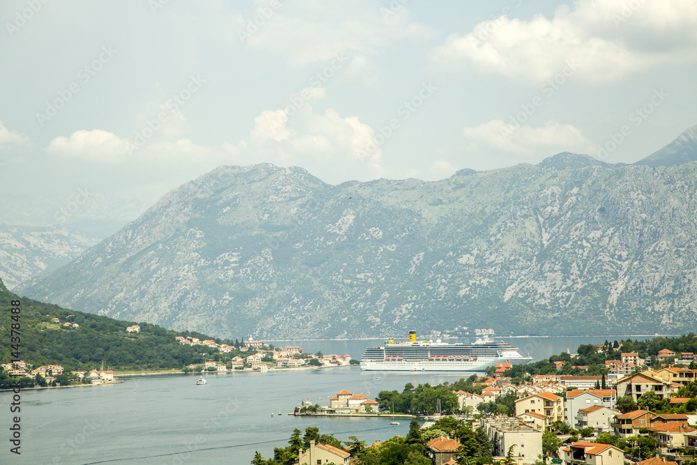 Montenegro. The town of Kotor, one of the most ancient in Montenegro. 