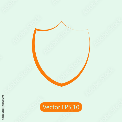 Free Download  Shield icon, vector illustration. Flat design style - GFXLoad