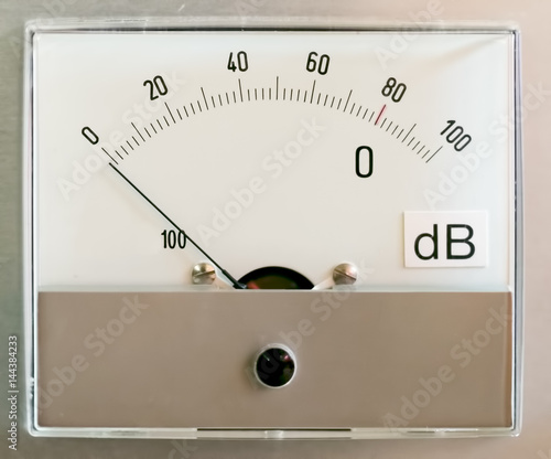 Obraz na plátně Decibel Meter