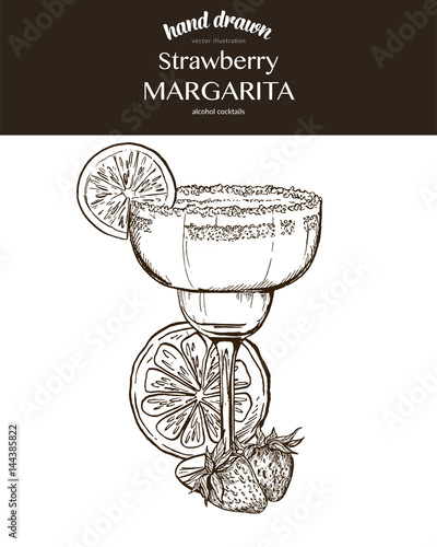 Strawberry Margarita. Composition. 