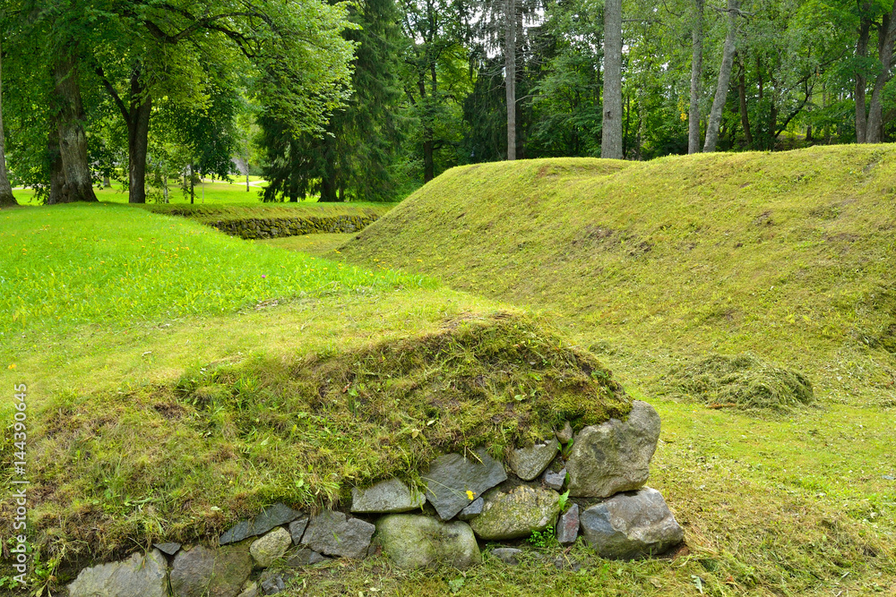 Landscape in the fortress of Lappeenranta, Landscape in the fortress of Lappeenranta,