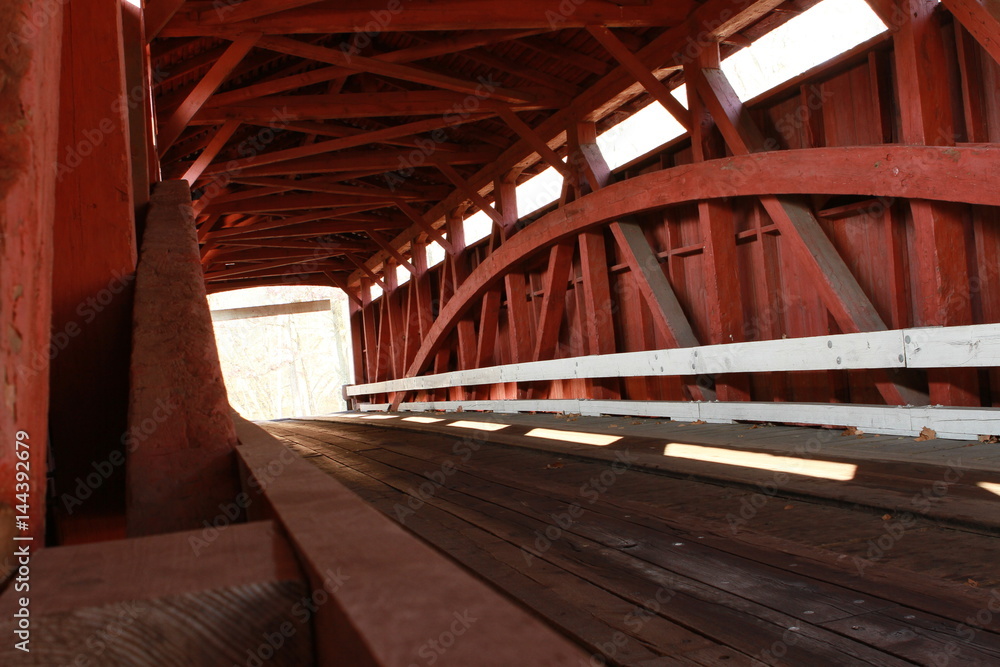 Covered bridge assembly Covered bridge assembly