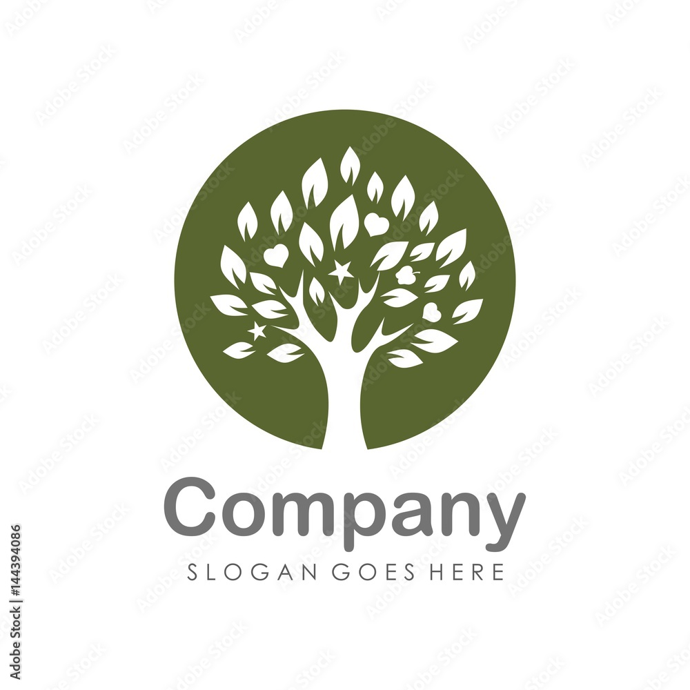 Fototapeta premium Creative and unique tree illustration vector