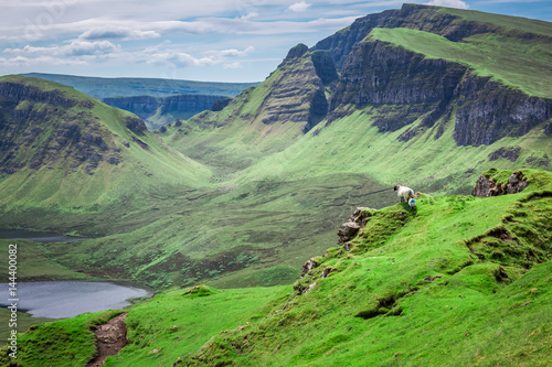 Sunny day in Quiraing in Is...