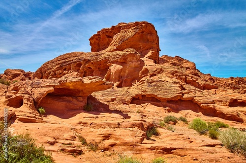 Incredibly beautiful landscape in Southern Nevada, Valley of Fire State Park, USA.