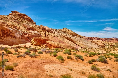 Incredibly beautiful landscape in Southern Nevada, Valley of Fire State Park, USA.