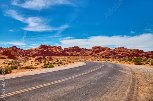 Incredibly beautiful landscape in Southern Nevada, Valley of Fire State Park, USA.
