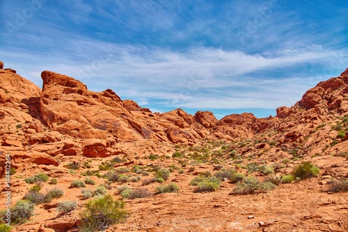 Incredibly beautiful landscape in Southern Nevada, Valley of Fire State Park, USA.