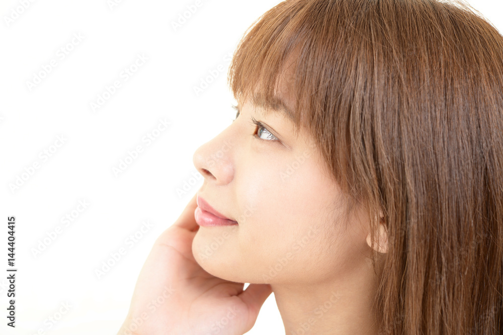 微笑む女性 微笑む女性
