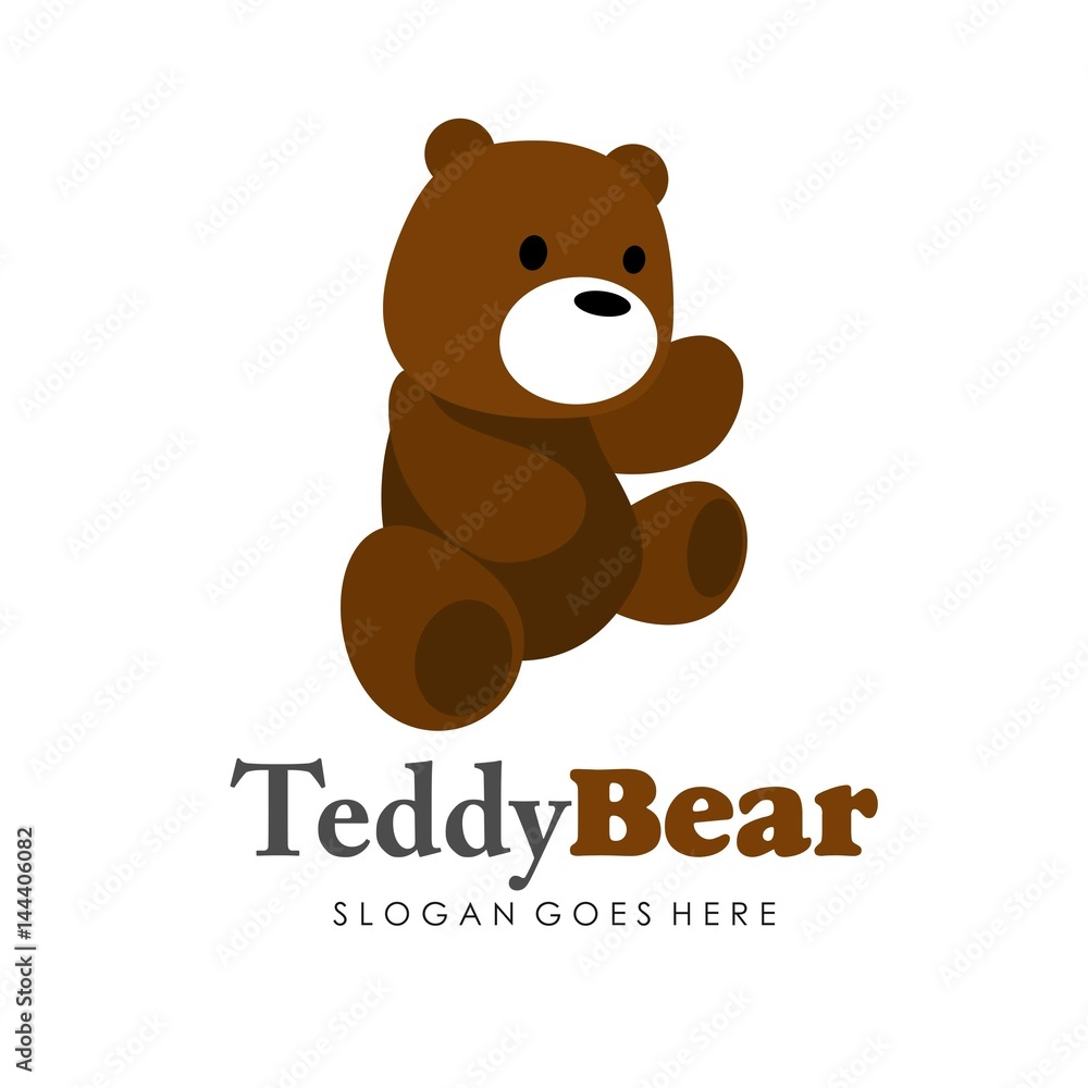Cute teddy bear illustration full vector Cute teddy bear illustration full vector