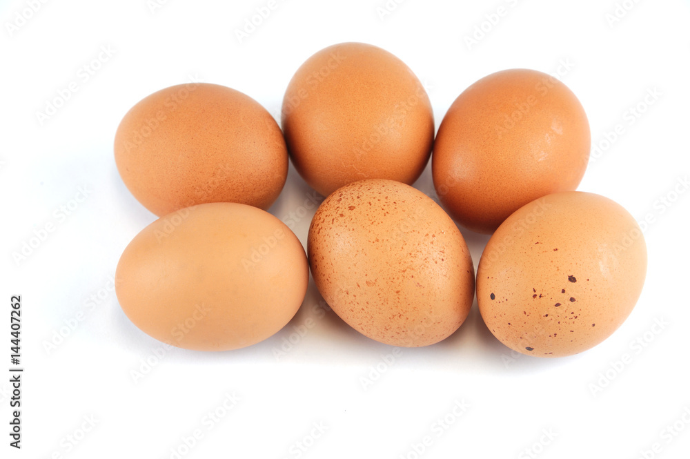 fresh chicken eggs isolated on white background fresh chicken eggs isolated on white background