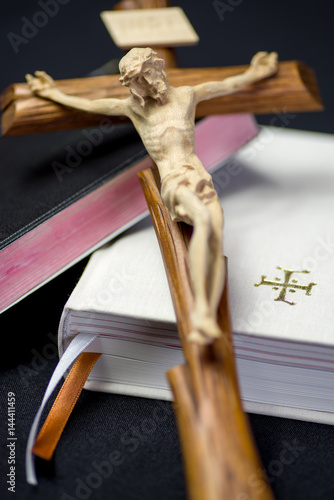 Prayer books and cross