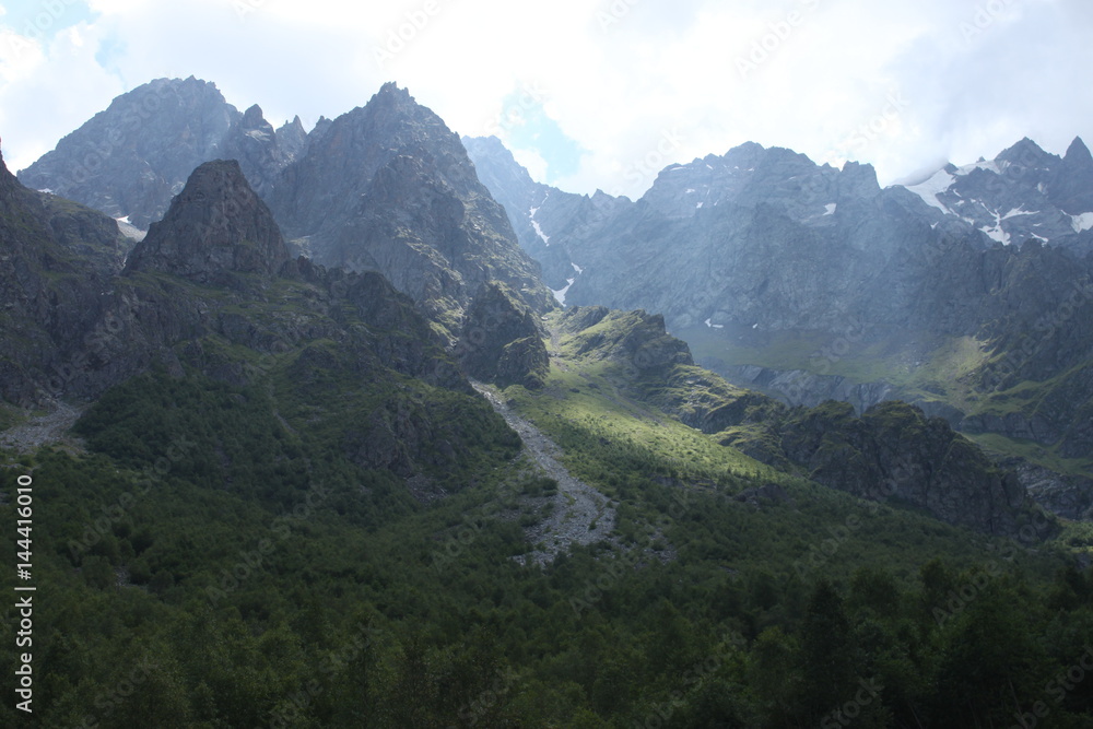 Obraz premium Journey through the Republic of North Ossetia