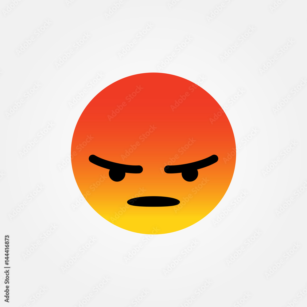 Fototapeta premium Emotions / reaction symbol icon vector.