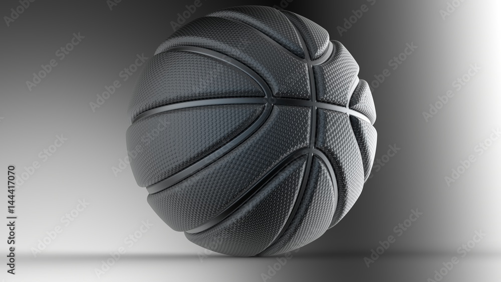 Fototapeta premium Basketball Design Background. 3D illustration. 3D CG. High resolution.
