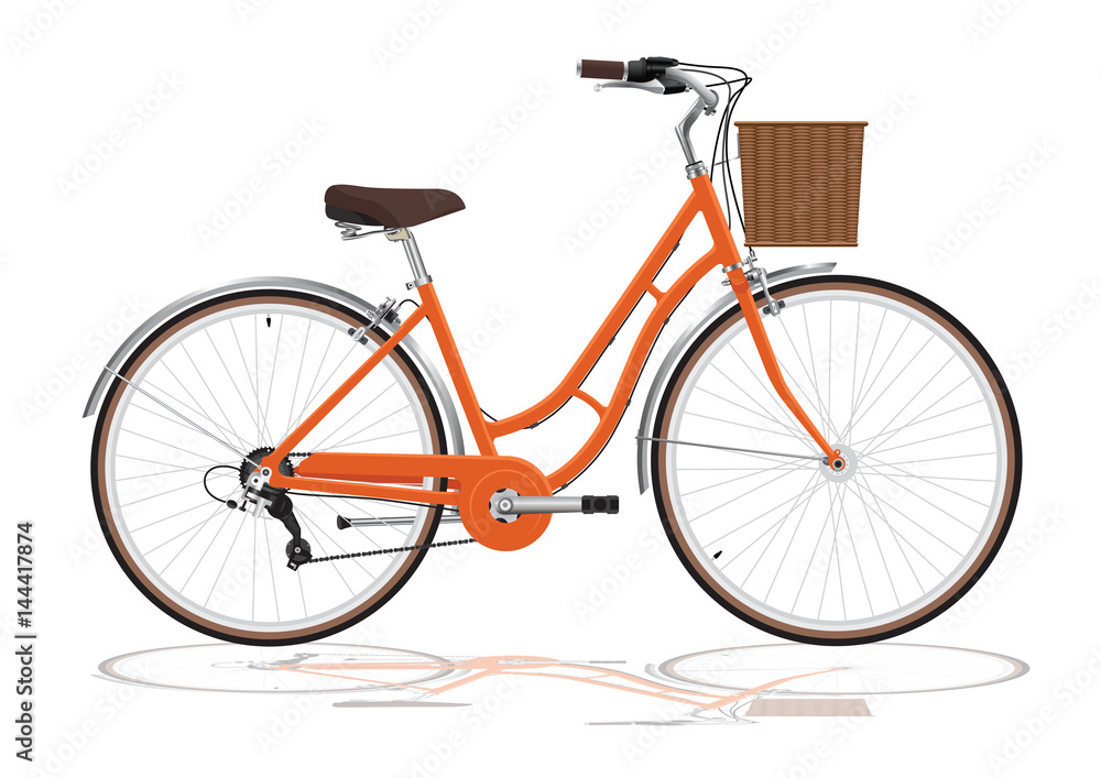 Orange Bicycle