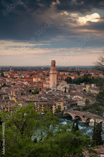 Verona Italy - Cityscape of Verona, Veneto © robertonencini