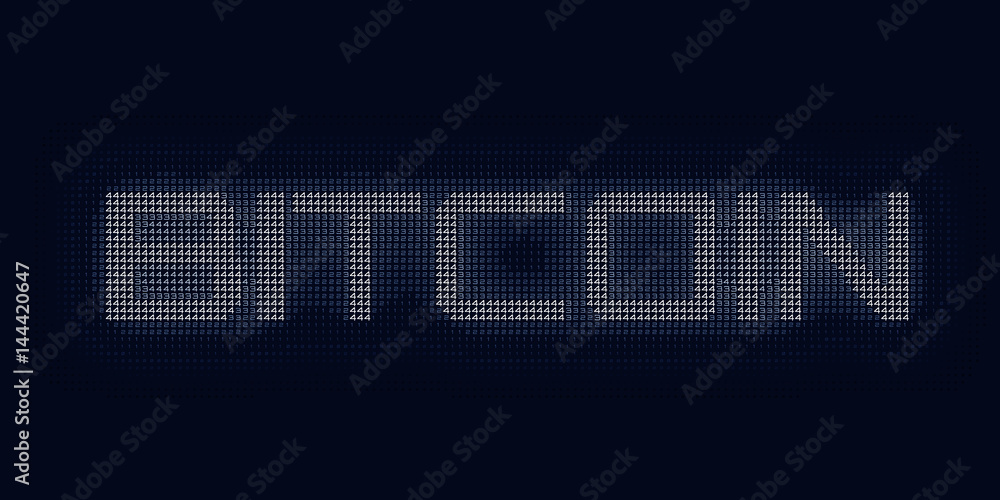 Vector blue Bitcoin word constructed with numbers. Bitcoin, blockchain transfer. Computer code representation. Cryptographic analysis, hacking. Pattern of program code Vector blue Bitcoin word constructed with numbers. Bitcoin, blockchain transfer. Computer code representation. Cryptographic analysis, hacking. Pattern of program code