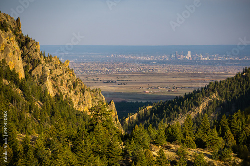 Denver From High In Eldorado Canyon