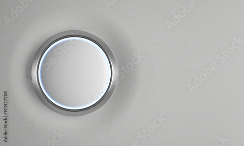 white clean button
