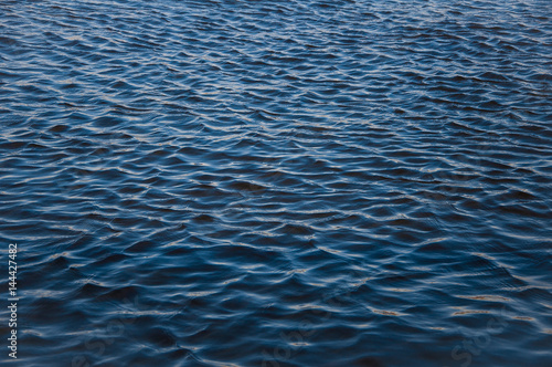 blue water surface waves wind freshness of summer